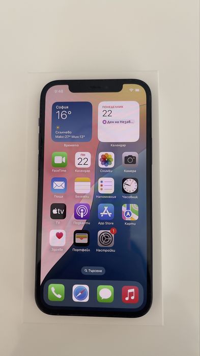 Apple iPhone 12 128GB в Перфектно състояние - Син