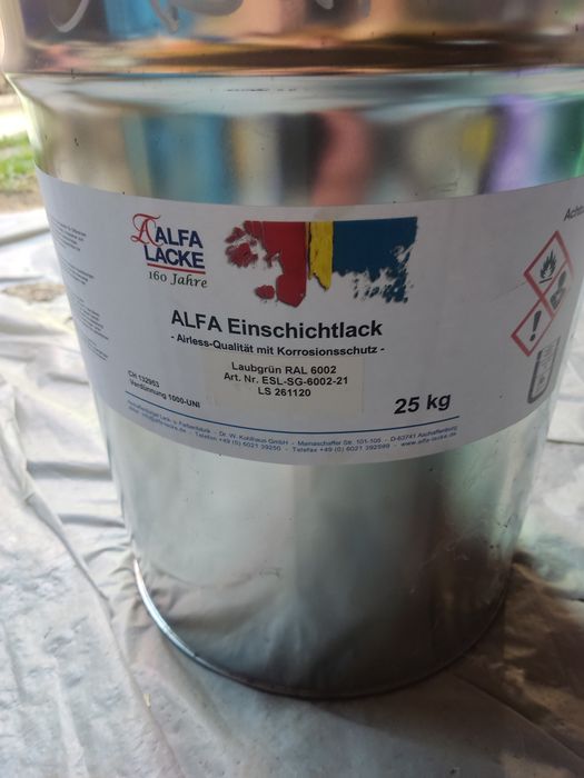 Vind vopsea Verde și Grii pentru metal 25 kg 2 in 1 calitate