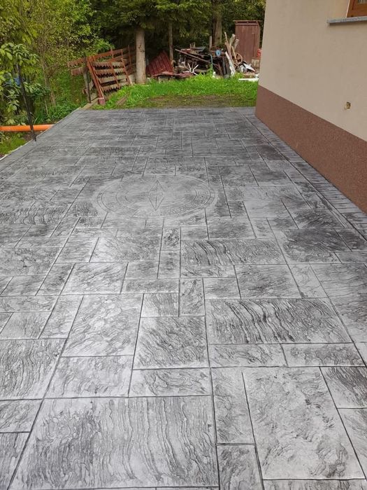 Beton amprentat beton elicopterizat