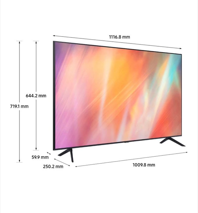 Samsung UHD AU7100 de 50 inch (125 cm) cu rezoluție 4K Ultra HD