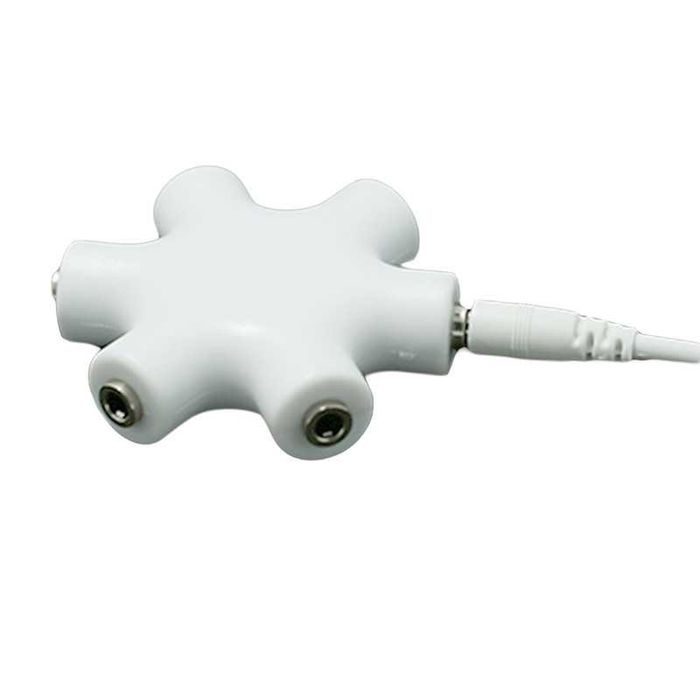 Splitter audio 1 intrare pe 5 iesiri, 3,5 mm (diferite culori)