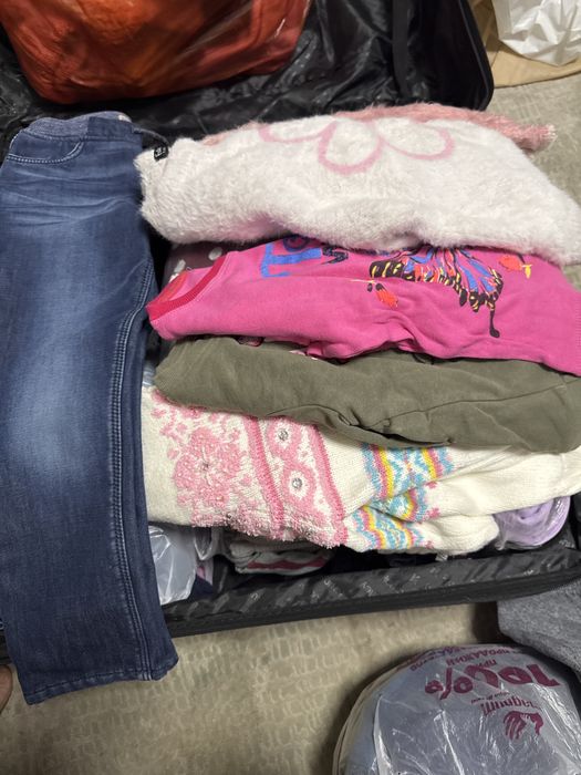 Большой пакет одежды на девочку 3-5л