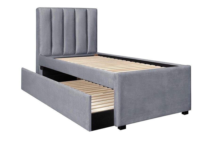 Тапицирано легло Russo Сиво