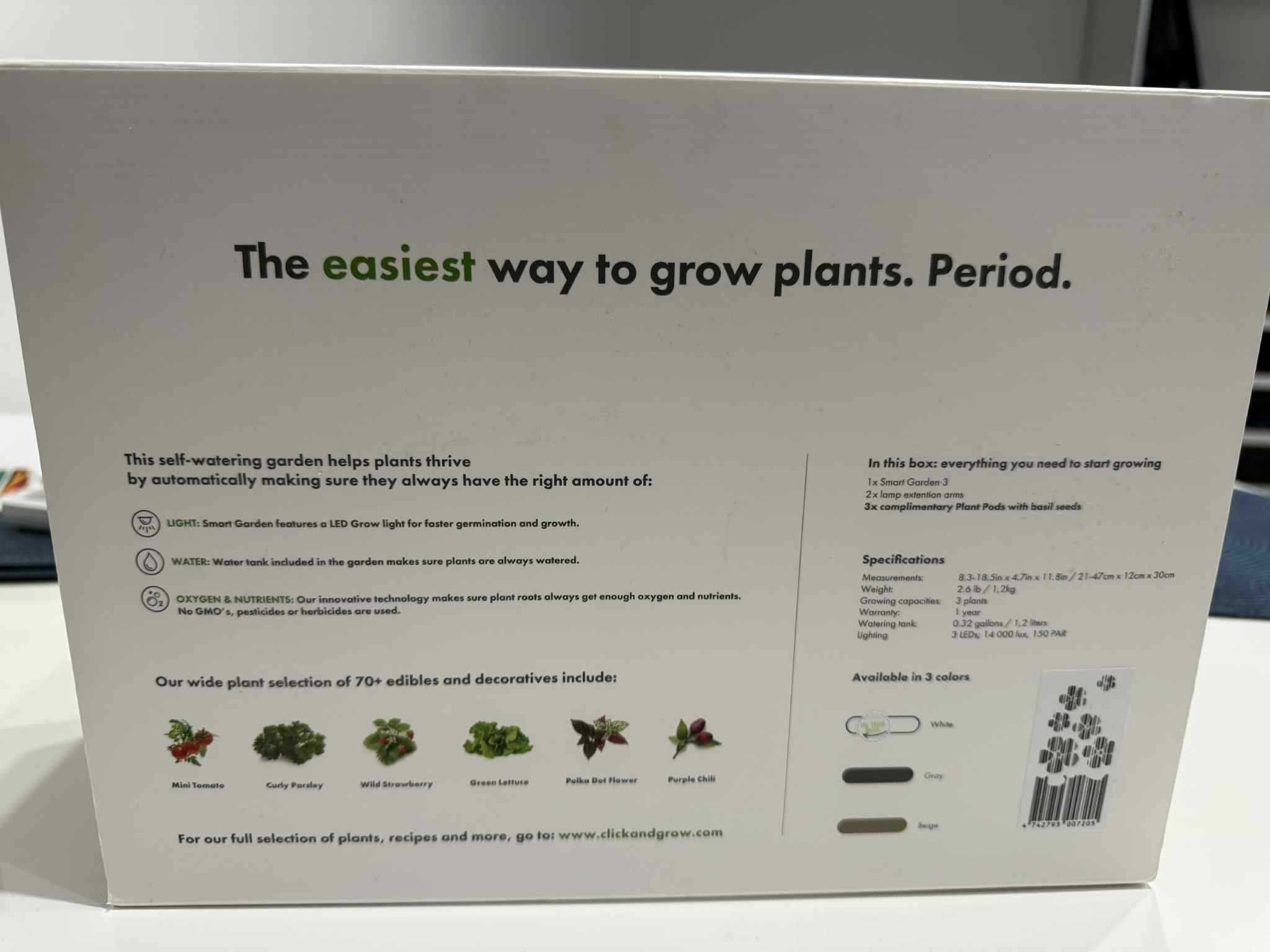 Smart Garden 3 – Чисто нов, подарък от томбола (150 лв.)