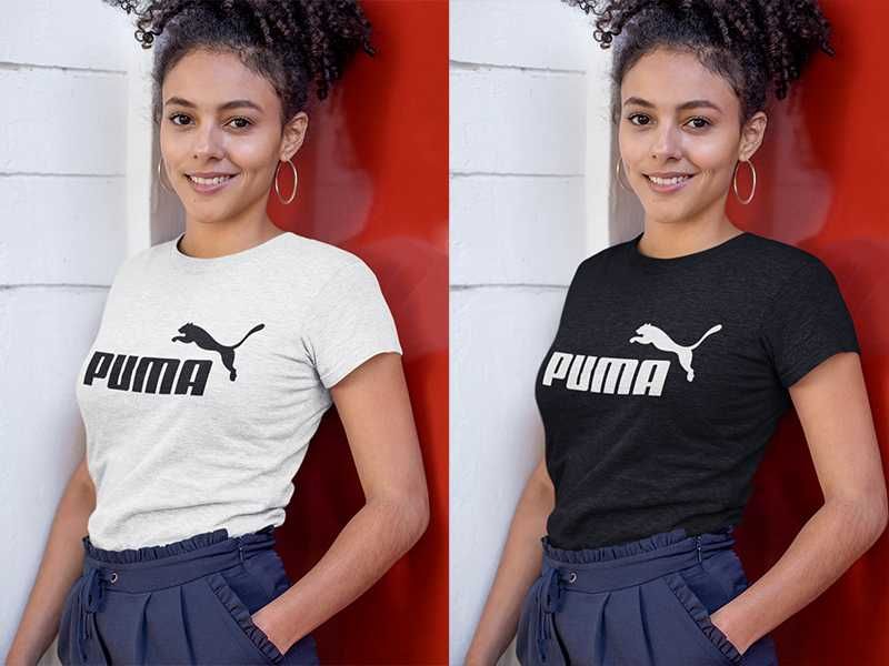 Дамска тениска Puma принт Модели и размери