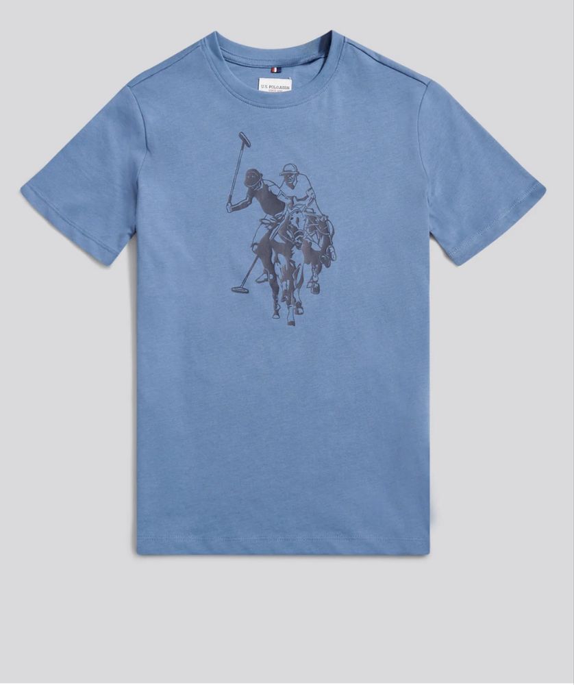 Тийнейджърска тениски U.S. Polo ASSN.  - Chambray / Horizon Blue