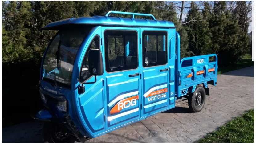Se vinde Triciclu electric, RDB MAX-Klass , cabina dubla,  fara permis