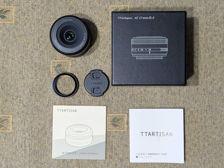 Obiectiv AutoFocus TTArtisan 27mm F2.8, Pancake Compact APS-C - Sony-E