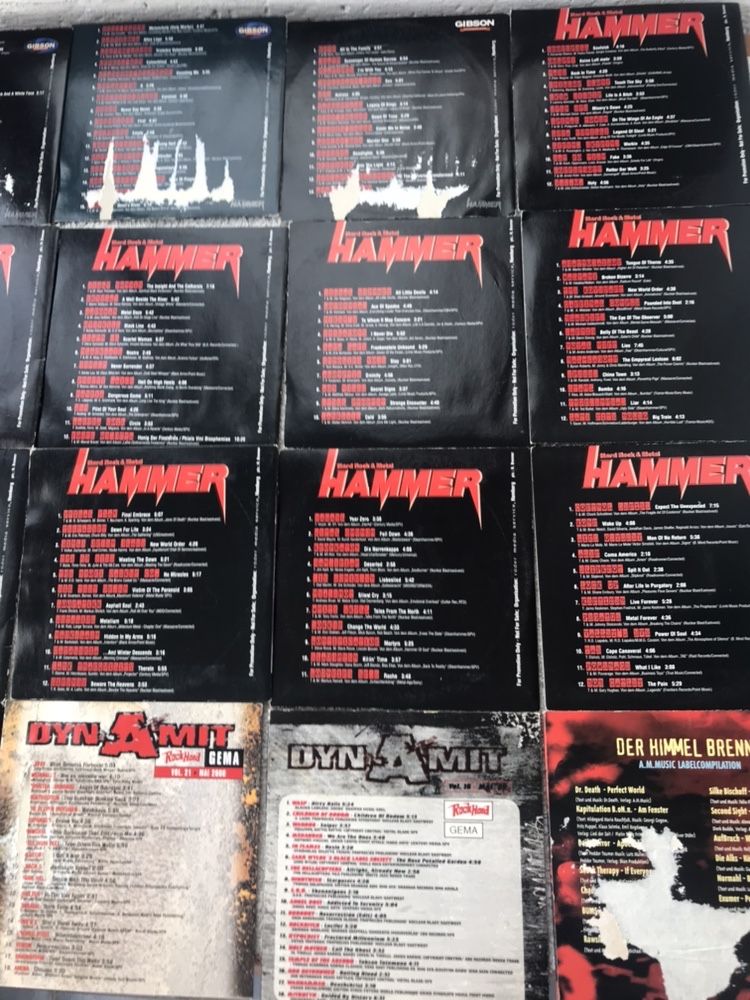 Cd hard rock& metal Hammer