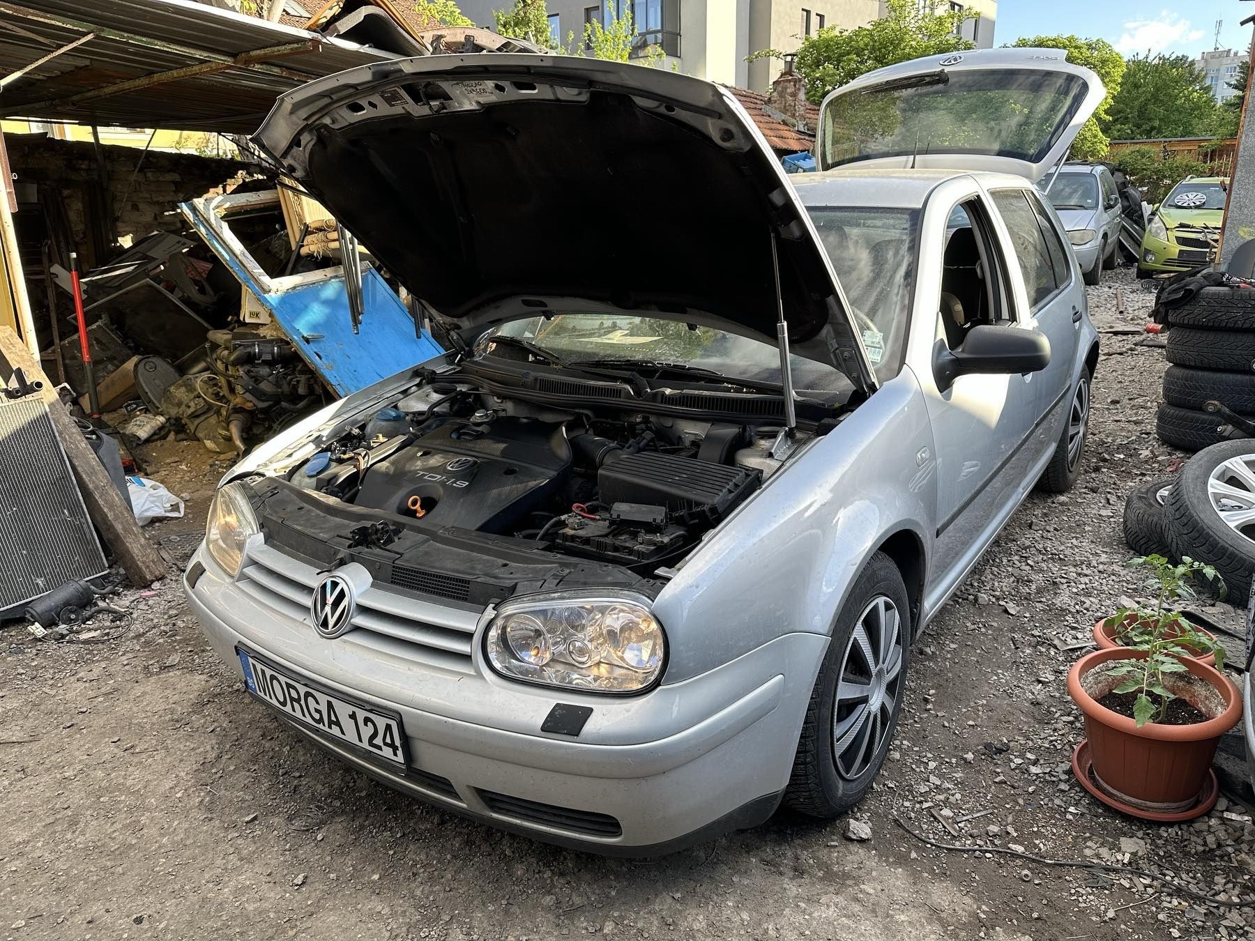 vw golf 4 на части