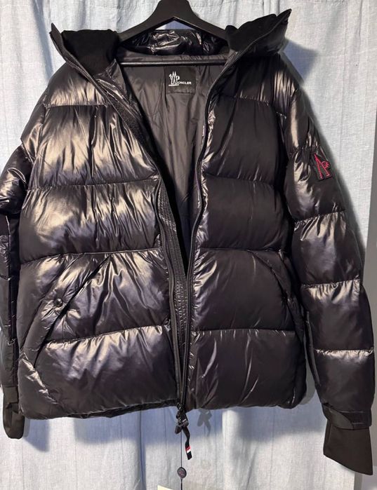 Moncler Grenoble Montgetech Giubbotto – Negru Lucios Original