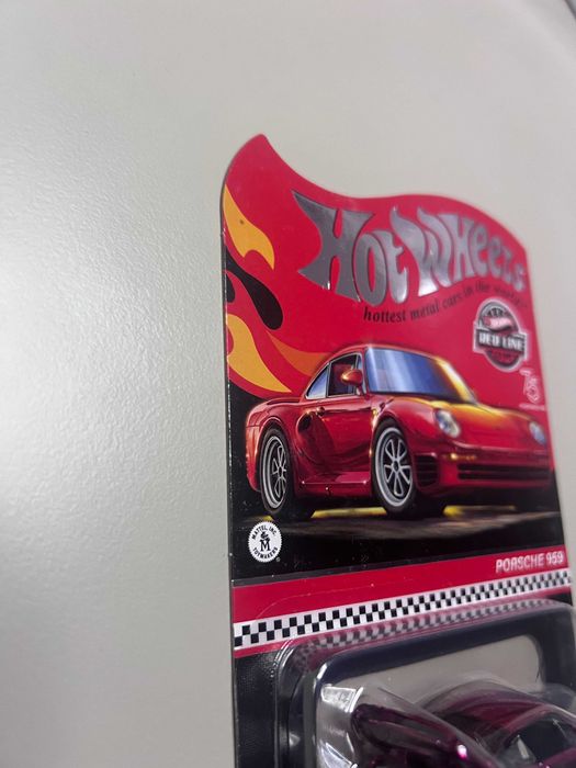 Porsche 959 RLC rosu Hotwheels premium