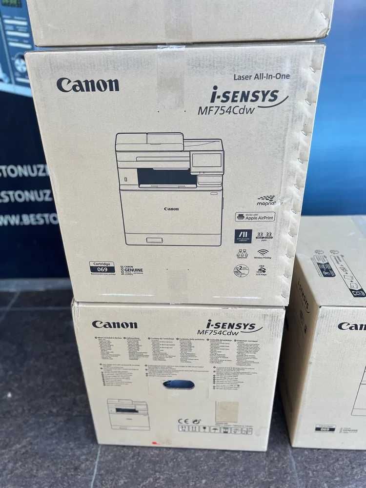 Цветное лазерное МФУ Canon i-SENSYS MF754Cdw, Формат A4, НОВЫЙ