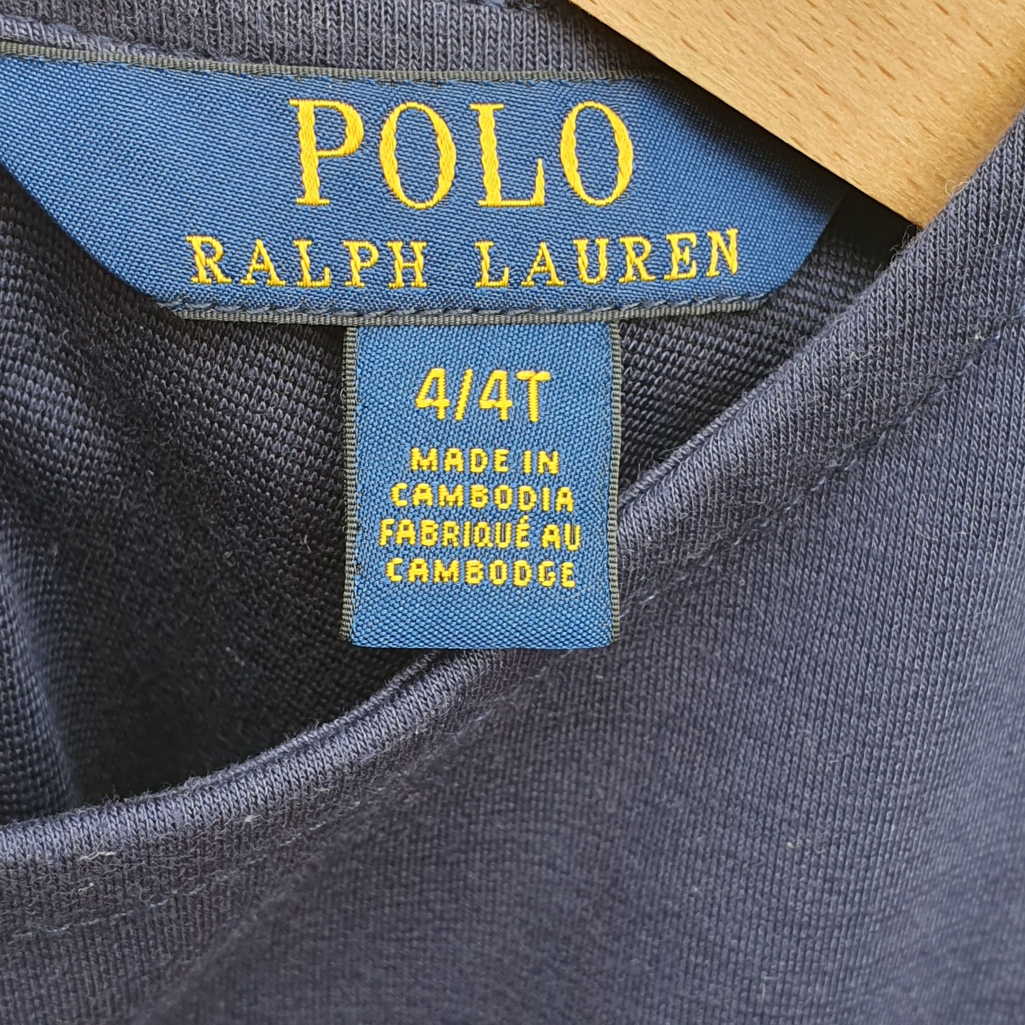 Rochie 4-5 Polo Ralph Lauren T4 [102-108) bleumarin, mânecă scurta