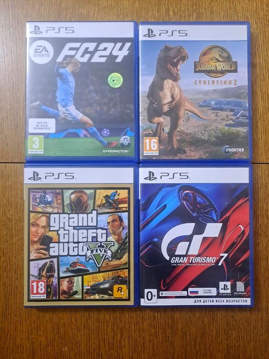 Диски на PS5, Xbox Series S, руль PXN V9