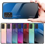 Husa Gradient din sticla pentru Samsung Galaxy A6 2018 / J6+ / J6 Plus