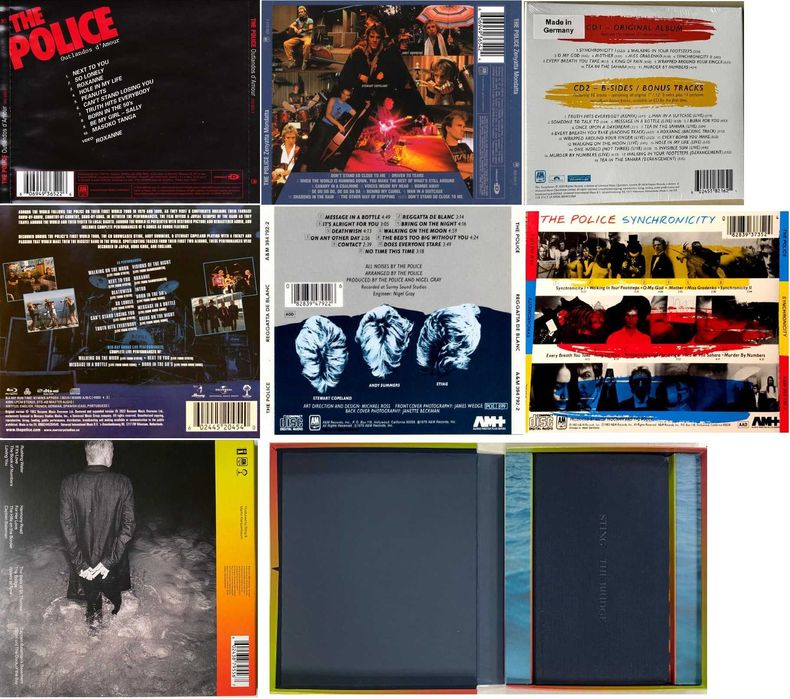 The Police - Sting - Colectie CD Bluray