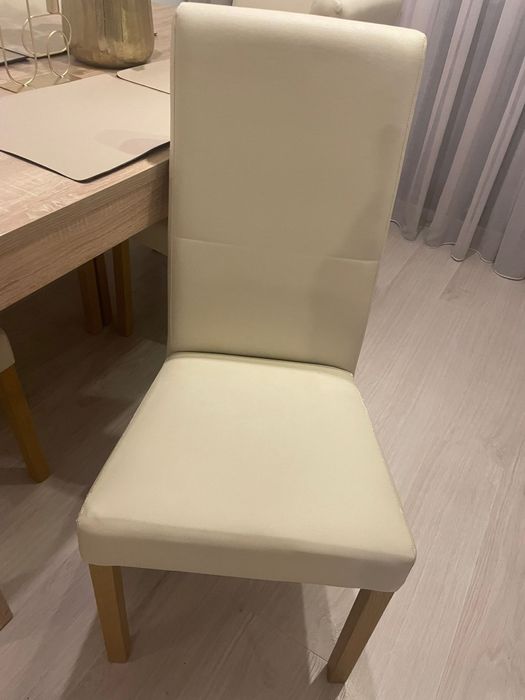 Set scaune bej tapitate