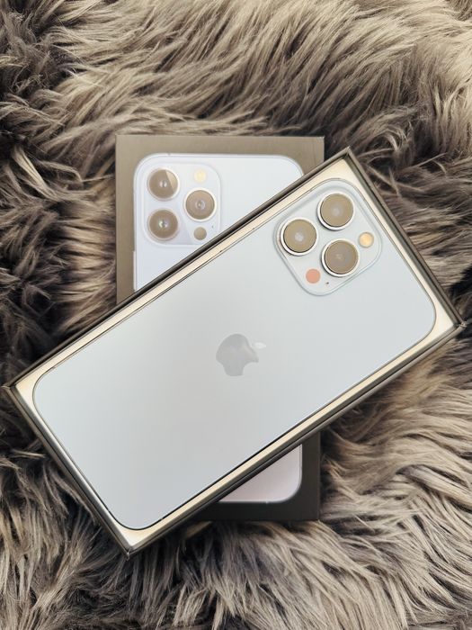 iPhone 13 Pro Max, 256 GB, Full Box, Sierra Blue, Impecabil