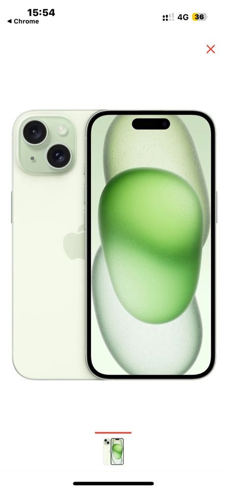 Iphone 15, батарея  95 процентов, 2 сим