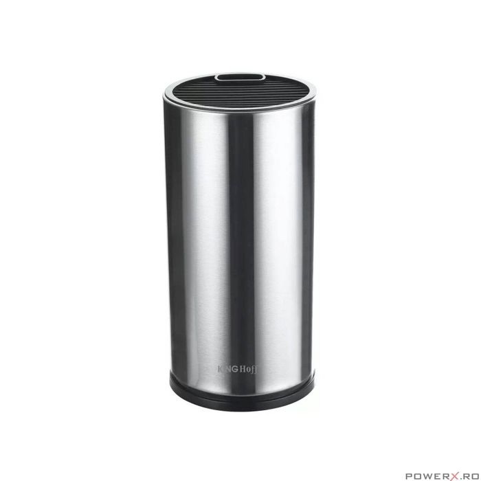 Suport pentru cuțite rotund, din inox, KingHoff