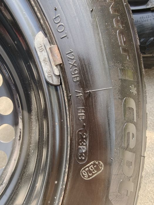 Set Anvelope iarna Hankook 215/65 R16 + jante