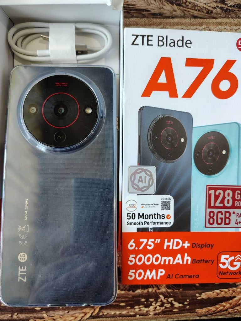 Гаранционен смартфон ZTE Bleid А76 4+4/128