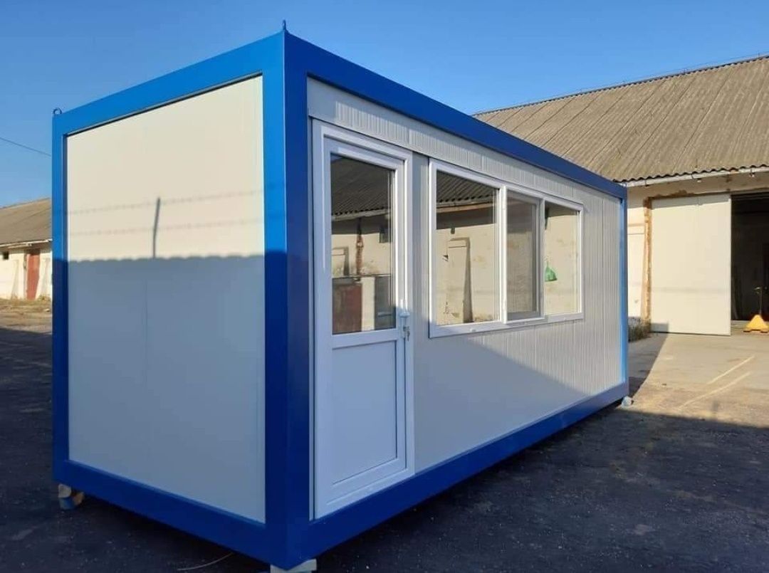 Containere tip birou sau magazin sau locuibil cu familia și case modul