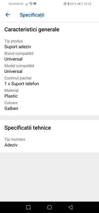 Vand stand universal telefon Echipa Romaniei