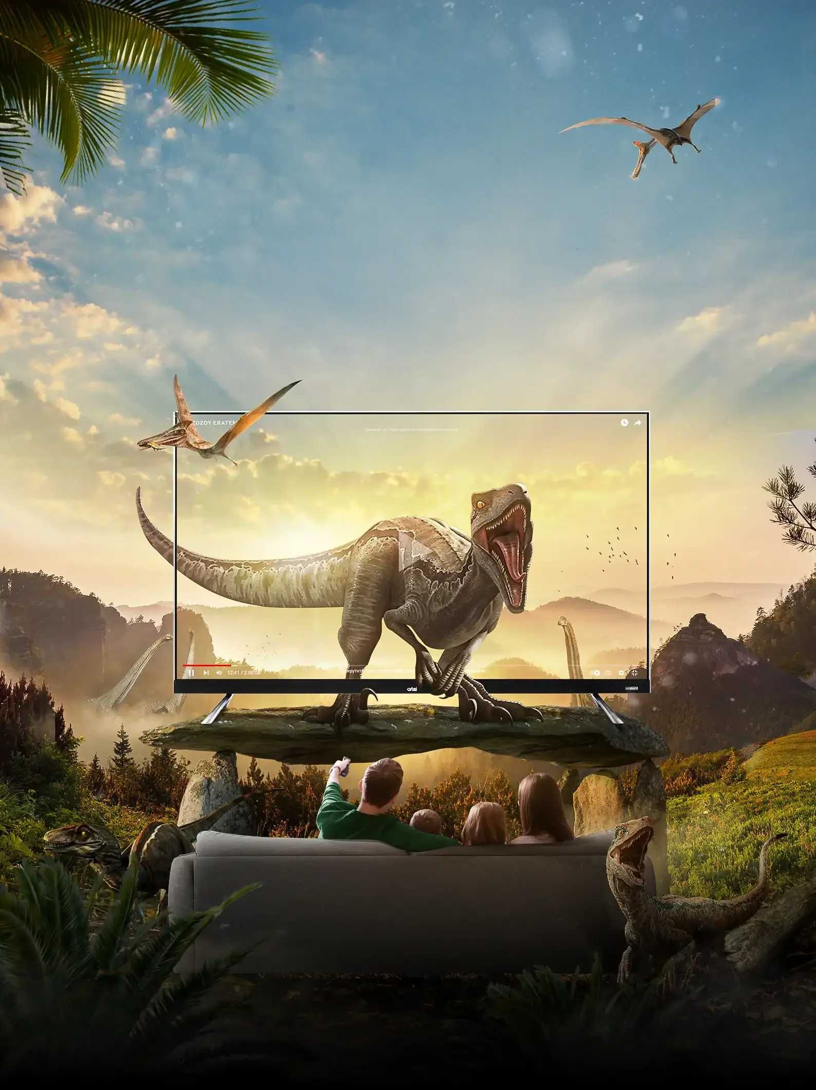 Телевизор Artel 50" Smart TV 20W Гарантия 3 года