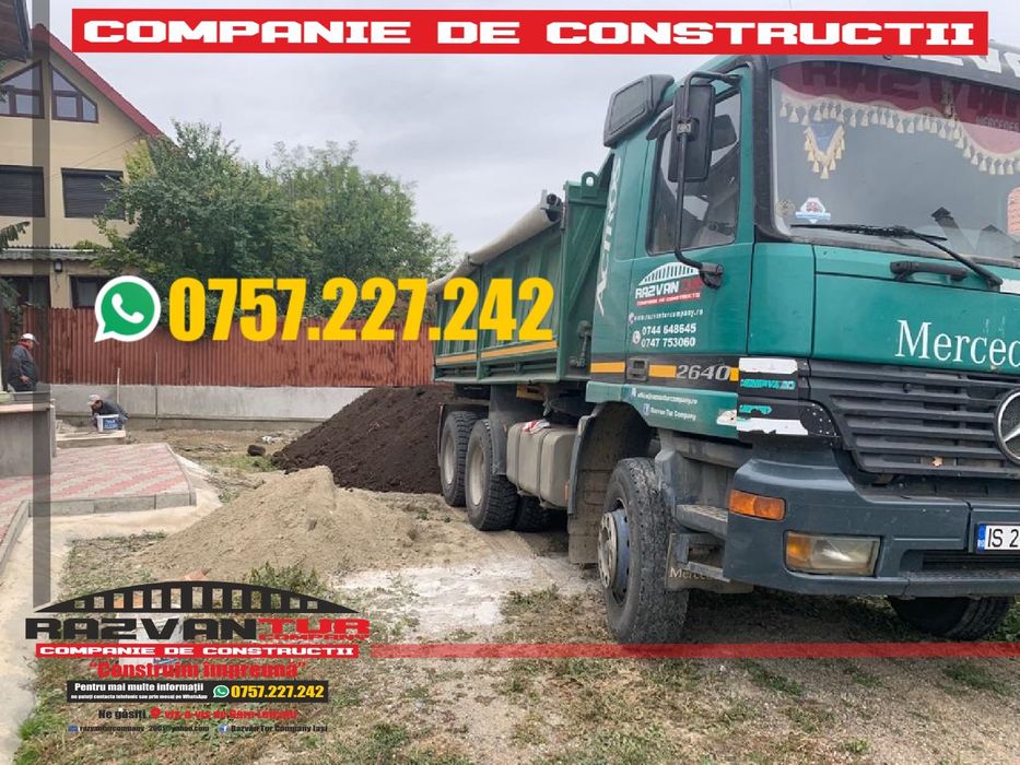 Buldoexcavator de INCHIRIAT ( 4 cupe + PICON)