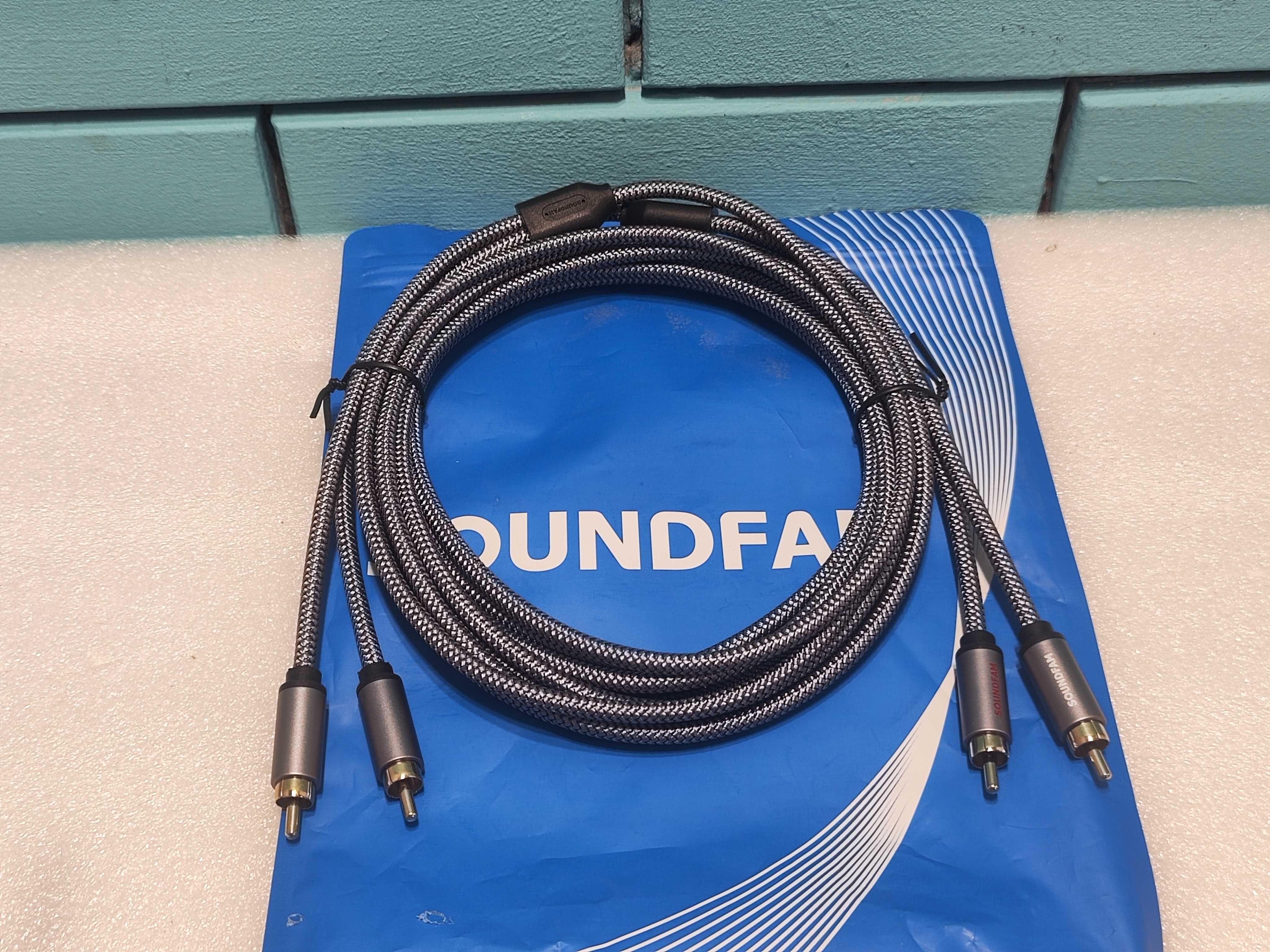 SOUNDFAM 5M стерео RCA кабел за субуфер и HiFi усилватели