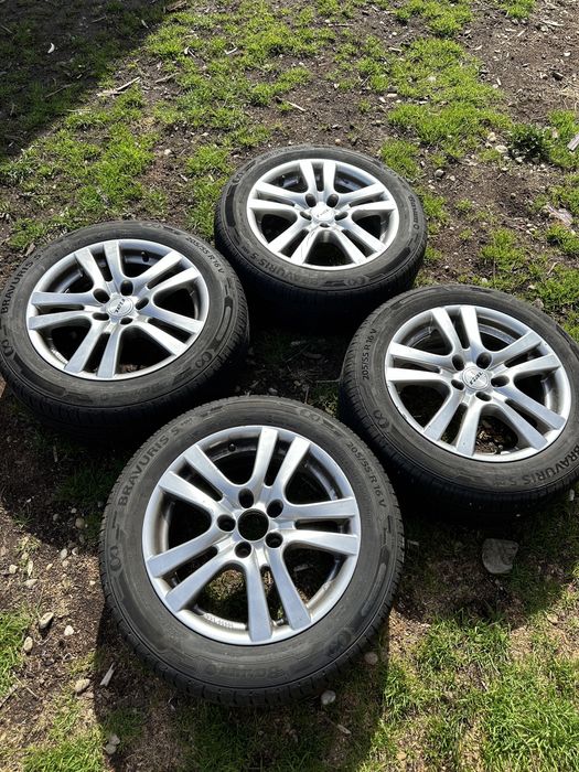 Vand jante R16 Rial cu cauciucuri de vara in stare excelenta