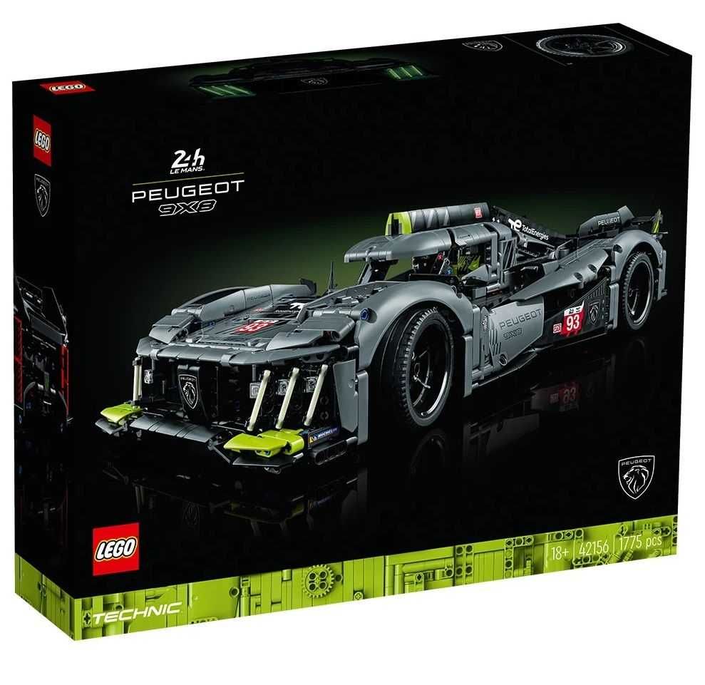 НОВО LEGO Technic - Peugeot 9 X 8 24H 42156