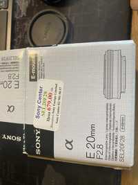 Обектив Sony E 20mm f2.8 SEL20F28