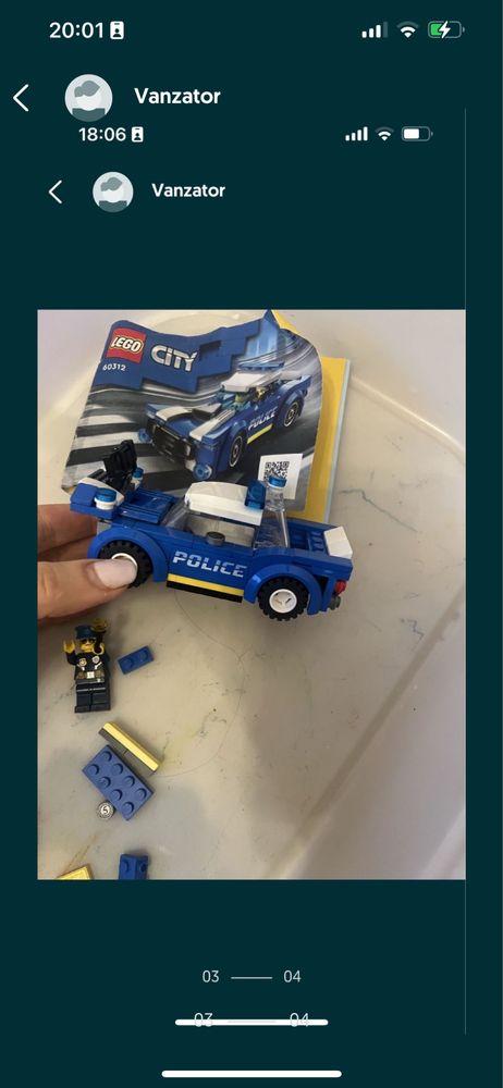 Lego City masina politie