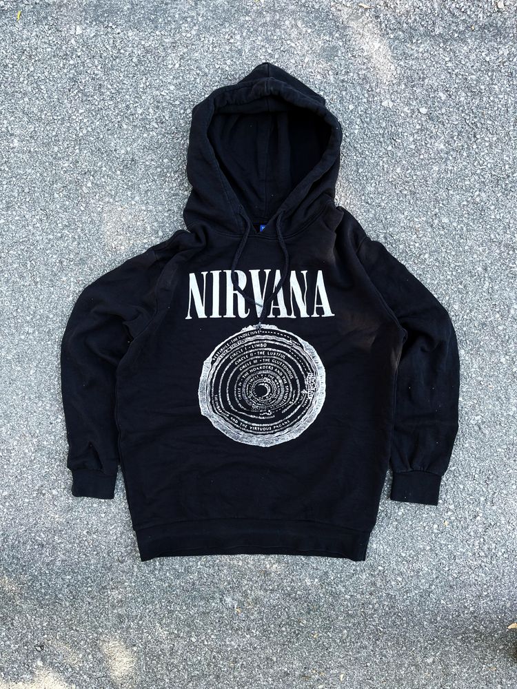 Nirvana мъжки съучър с качулка , L