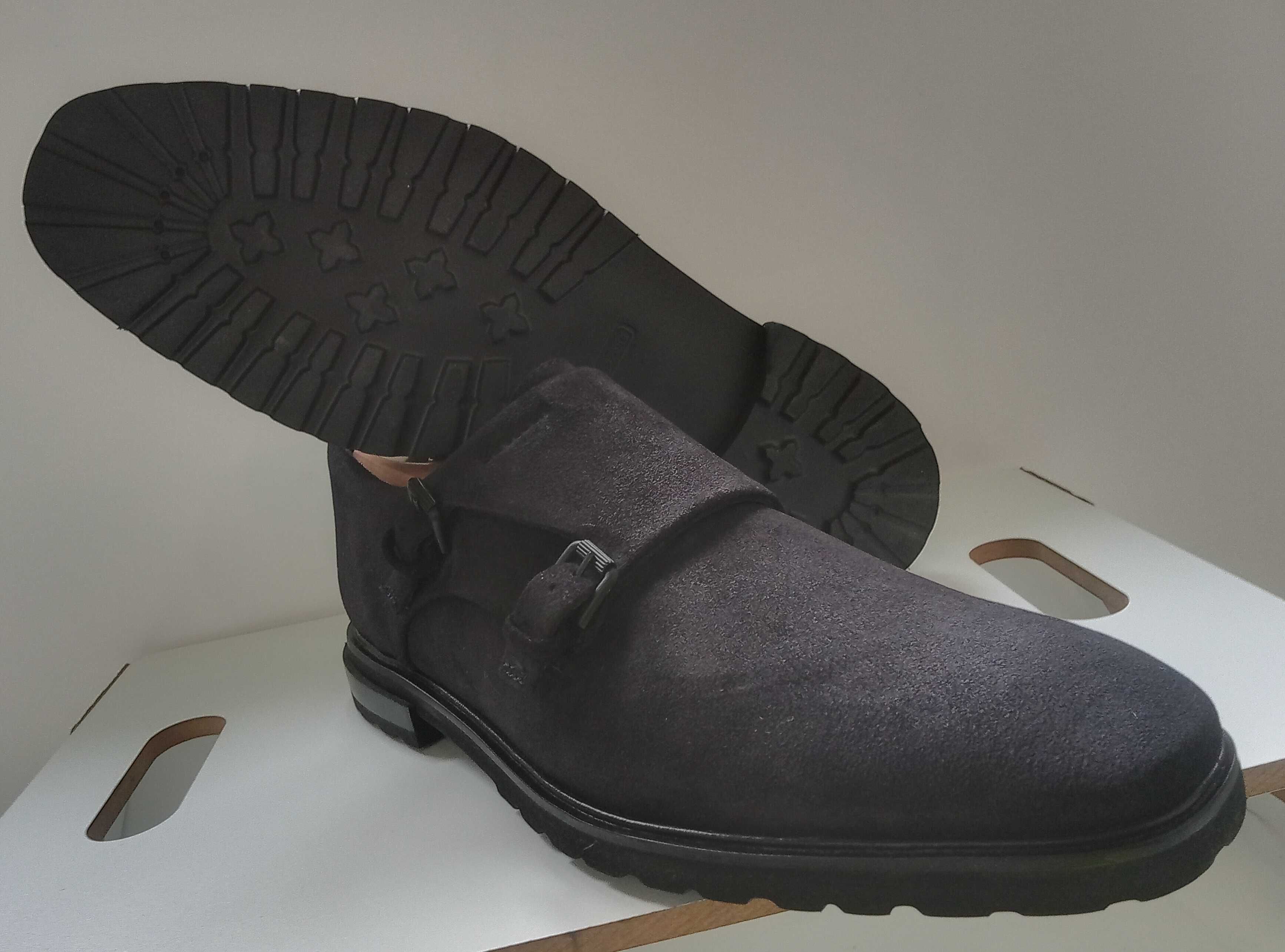 Pantofi monk premium Strellson 45 46 piele naturala moale