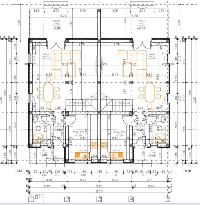 PROPRIETAR vând 1/2 duplex Moșnita, 91 mp utili