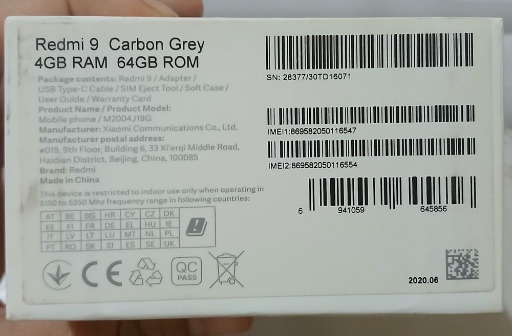 Redmi 9. Zudlik bilan sotiladi