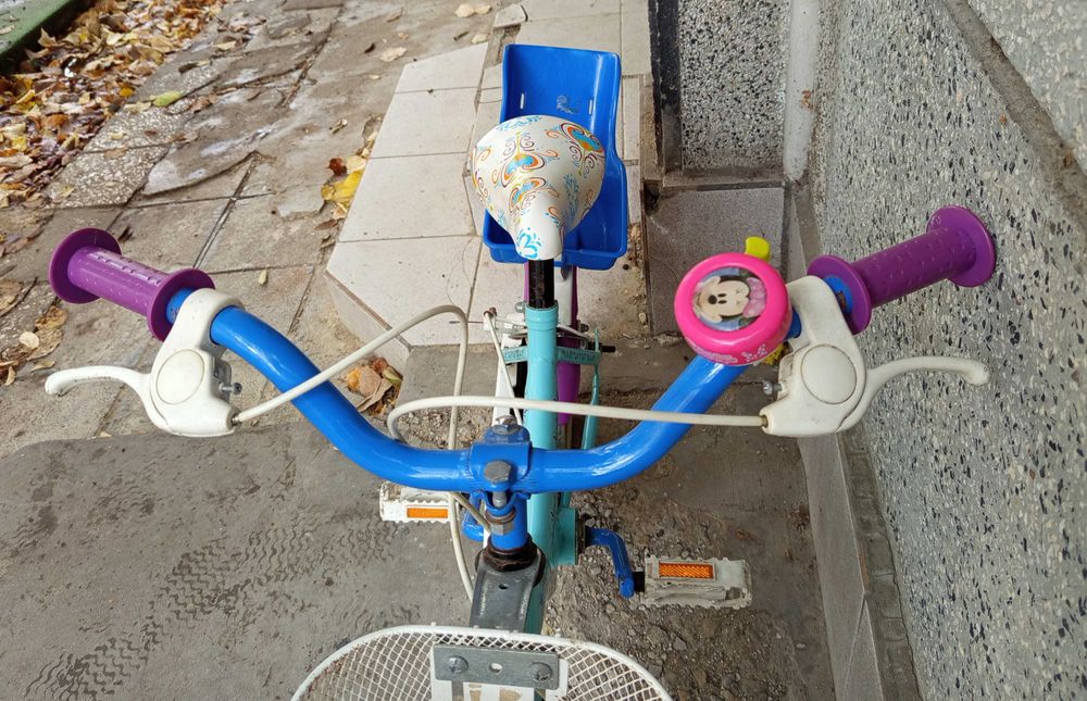 Детско колело FROZEN 16 " + колелца