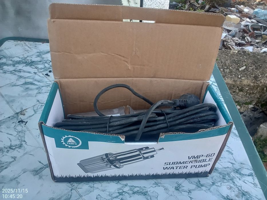 Потопявам помпа,като нова ,не е ползвана