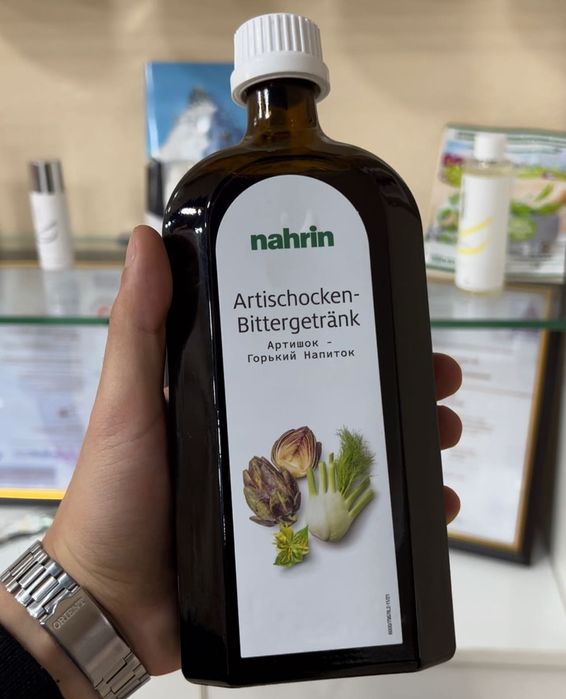 Горький артишок, для печени, Nahrin, Швейцария, БЕСПЛАТНАЯ ДОСТАВКА.