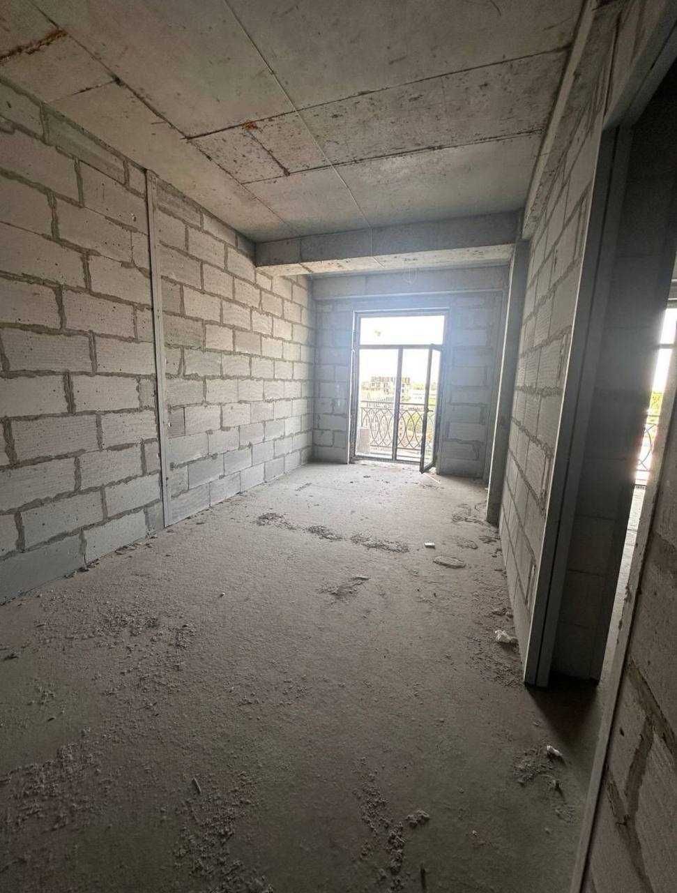 DarkhanResidence 2-комнатная 43м2 КОРОБКА студия 2-этаж НОВОМОСКОВСКАЯ