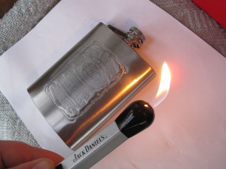 Set Sticluta/Plosca Inox + Bricheta Jack Daniels-colectie