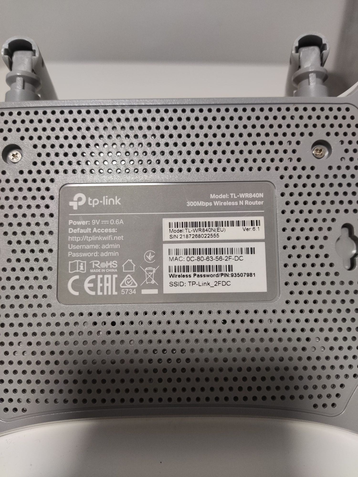 Router TP-Link 300Mbps
