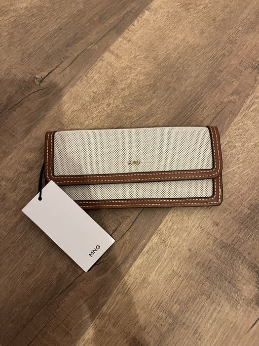 Портфейл Mango с етикет