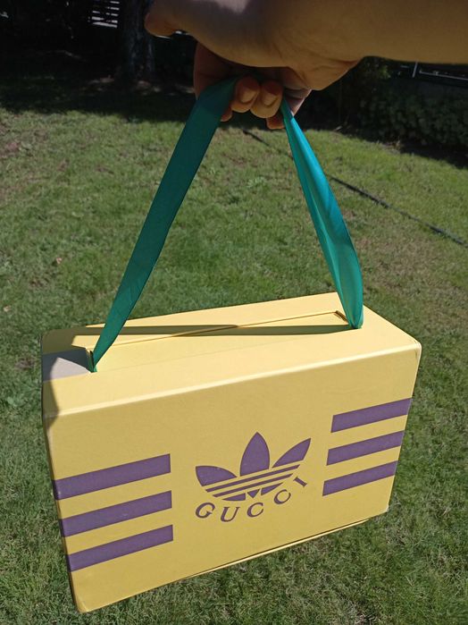 Обувки Adidas x Gucci Gazelle Black Green Red