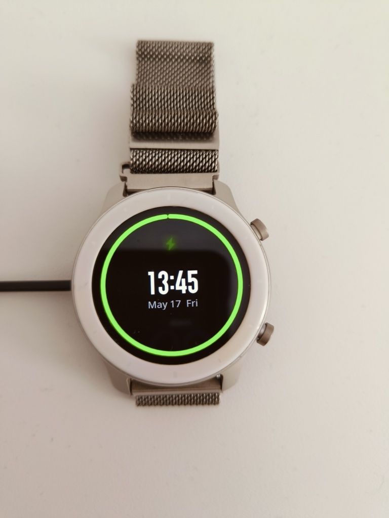 Ceas smartwatch Amazfit GTR, 42mm, Moonlight White