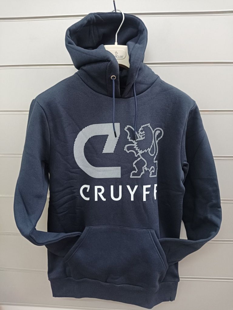 Оригинален суичър Cruyff Diagonal L , XL с качулка нов мъжки горнище